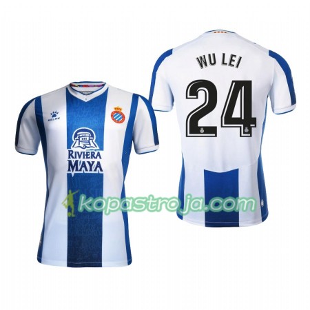 Billiga Fotbollströjor RCD Espanyol Wu Lei 24 Hemma tröja 2019/20 Kortärmad
